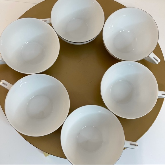 Platinum Wheat Fine China Tea Cup Japan Vintage - Picture 5 of 10